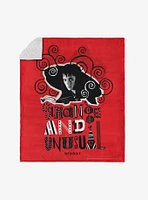 Beetlejuice So So Strange Silk Touch Sherpa Throw Blanket