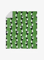 Beetlejuice No Rules Silk Touch Sherpa Throw Blanket