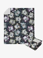 Furby Retro Furby Pattern Silk Touch Throw Blanket