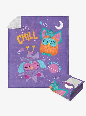 Furby Let's Chill Silk Touch Throw Blanket