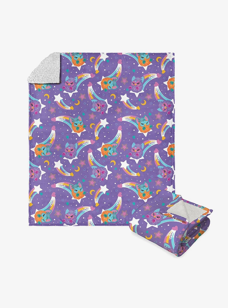Furby Shooting Stars Silk Touch Throw Blanket