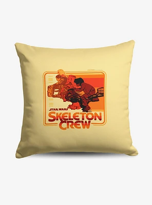 Star Wars Skeleton Crew Racers Throw Pillow