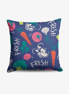 Disney Mickey & Friends Fresh Veggies Throw Pillow