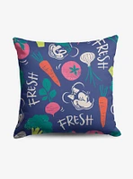 Disney Mickey & Friends Fresh Veggies Throw Pillow
