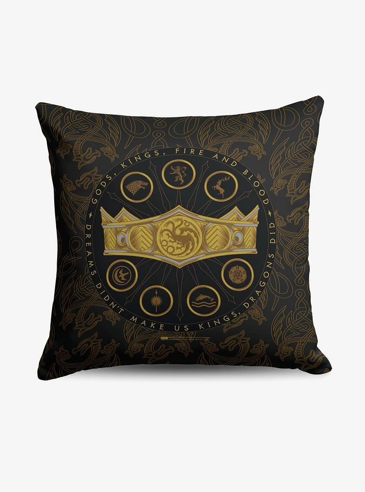 House of the Dragon Dragons Did Throw Pillow