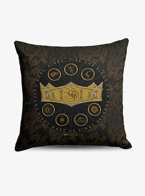 House of the Dragon Dragons Did Throw Pillow