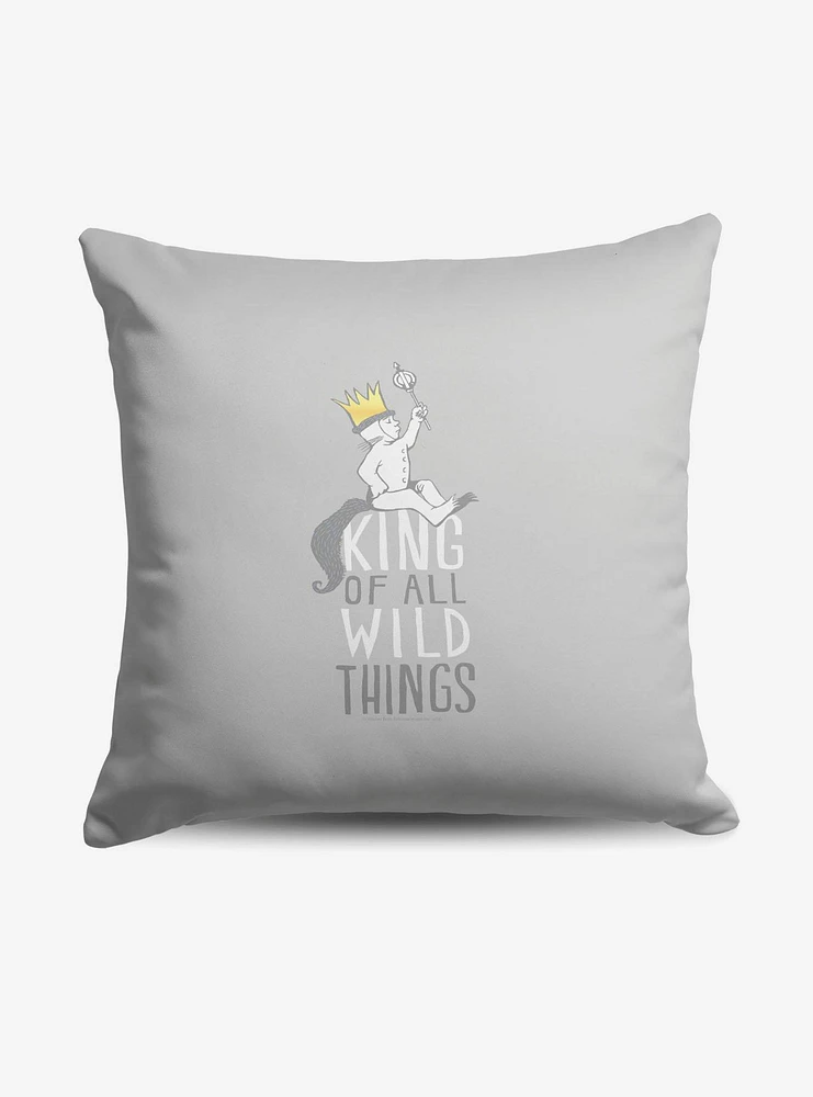 Where The Wild Things Are King Of All Throw Pillow