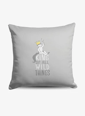 Where The Wild Things Are King Of All Throw Pillow