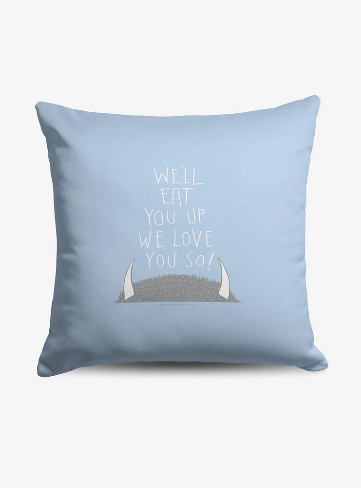 Where The Wild Things Are Love You So Throw Pillow