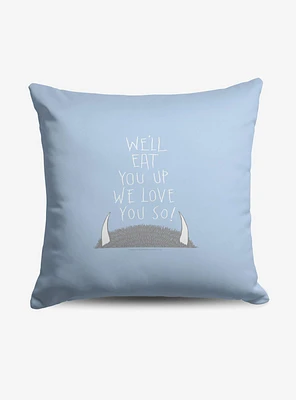 Where The Wild Things Are Love You So Throw Pillow
