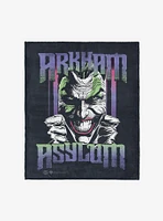 DC Comics Arkham Asylum 50x60" Silk Touch Throw Blanket