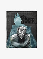 DC Comics Joker's Embrace 50x60" Silk Touch Throw Blanket