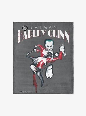 DC Comics Joker Tango 50x60" Silk Touch Throw Blanket