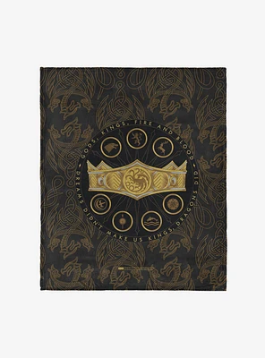 House of the Dragon Dragons Did 50x60" Silk Touch Throw Blanket