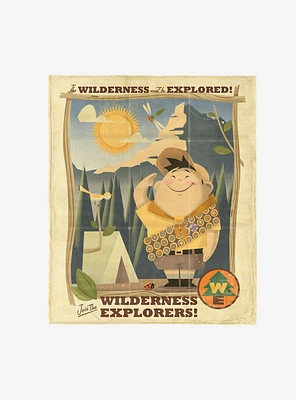 Disney Up Wilderness Explorers 50x60" Silk Touch Throw Blanket