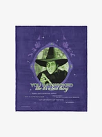 The Wizard of Oz Wicked Bad 50x60" Silk Touch Throw Blanket
