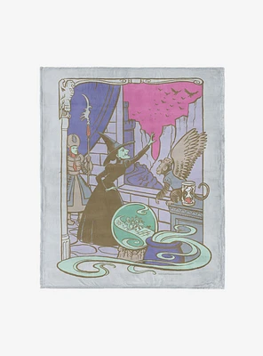 The Wizard of Oz Wicked Witch 50x60" Silk Touch Throw Blanket