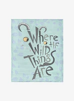 Where The Wild Things Are In The Leaves 50x60" Silk Touch Throw Blanket