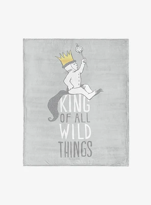 Where The Wild Things Are King Of All 50x60" Silk Touch Throw Blanket