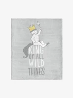 Where The Wild Things Are King Of All 50x60" Silk Touch Throw Blanket