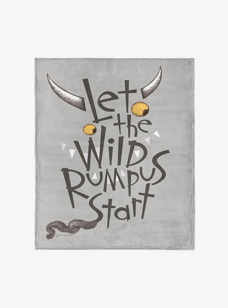 Where The Wild Things Are Wild Rumpus 50x60" Silk Touch Throw Blanket