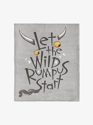 Where The Wild Things Are Wild Rumpus 50x60" Silk Touch Throw Blanket