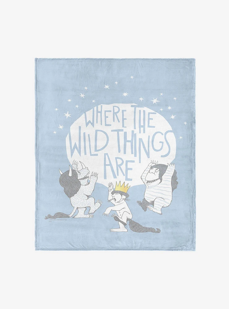 Where The Wild Things Are Wild Things 50x60" Silk Touch Throw Blanket