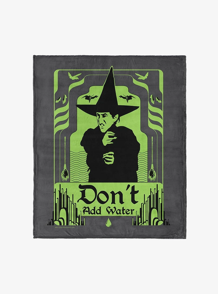 The Wizard of Oz Don't Add Water 50x60" Silk Touch Throw Blanket