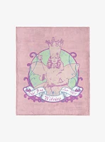 The Wizard of Oz Glinda Pattern 50x60" Silk Touch Throw Blanket