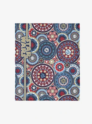 Star Wars Classic Repeats and Patterns Mandala 50x60" Silk Touch Throw Blanket