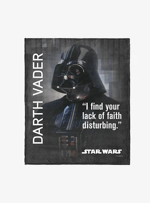Star Wars Classic Quotes Vader 50x60" Silk Touch Throw Blanket