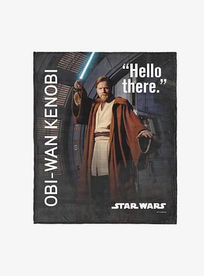 Star Wars Classic Quotes Obi-Wan Kenobi 50x60" Silk Touch Throw Blanket