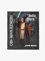 Star Wars Classic Quotes Obi-Wan Kenobi 50x60" Silk Touch Throw Blanket