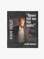 Star Wars Classic Quotes Han Solo 50x60" Silk Touch Throw Blanket