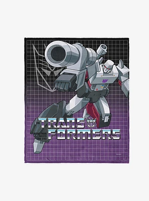 Transformers G1 Grid Megatron 50x60" Silk Touch Throw Blanket