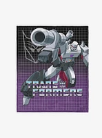 Transformers G1 Grid Megatron 50x60" Silk Touch Throw Blanket