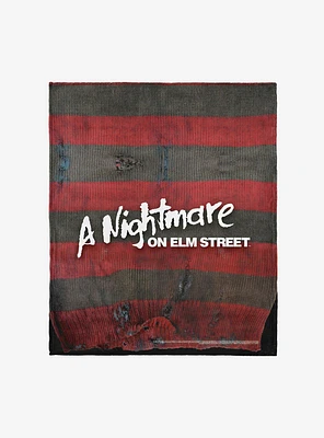 A Nightmare On Elm Street Sweater 50x60" Silk Touch Throw Blanket