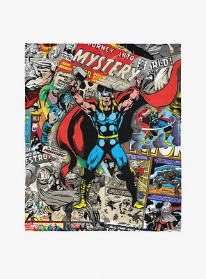 Marvel Thor Comic 50x60" Silk Touch Throw Blanket