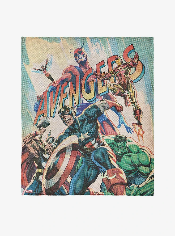 Marvel The Avengers Beyond Comic 50x60" Silk Touch Throw Blanket