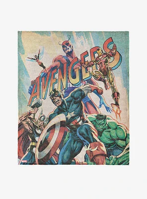 Marvel The Avengers Beyond Comic 50x60" Silk Touch Throw Blanket