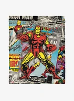 Marvel Iron Man Comic 50x60" Silk Touch Throw Blanket