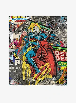 Marvel Ghost Rider Comic 50x60" Silk Touch Throw Blanket