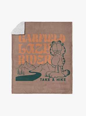 Garfield Take A Hike Silk Touch Sherpa Throw Blanket