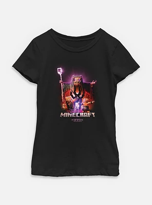 A Minecraft Movie Piglins Portal Youth Girls T-Shirt
