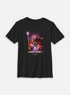 A Minecraft Movie Piglins Portal Youth T-Shirt
