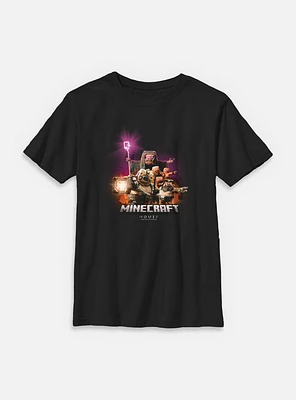 A Minecraft Movie Piglins Attack Youth T-Shirt