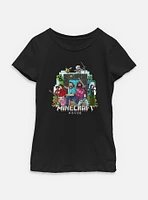 A Minecraft Movie Group Youth Girls T-Shirt