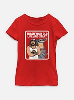 A Minecraft Movie Game Overworld Youth Girls T-Shirt