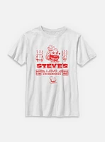 A Minecraft Movie Steve's Lava Chicken Youth T-Shirt