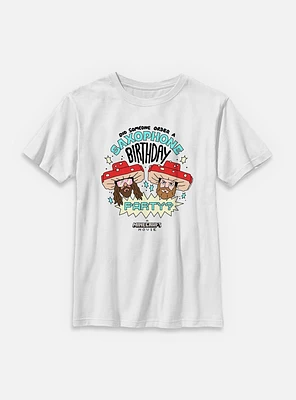 A Minecraft Movie Saxophone Birthday Youth T-Shirt